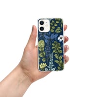 Image 8 of Art Nouveau Inspired Blue Boho Floral Clear Case for iPhone®