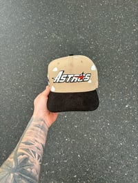 Image 4 of  CORDUROY BRIM SAND HOUSTON ASTROS CUSTOM FITTED CAP