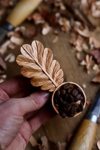 Image 4 of Oak Leaf~Coffee Scoop