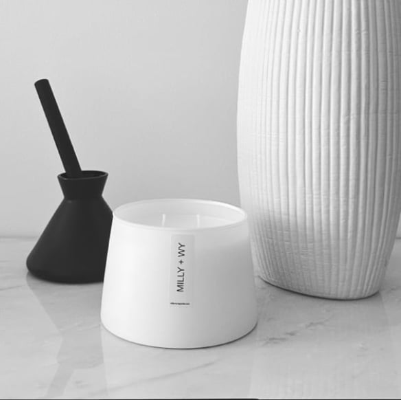 Image of Matte White OMG Deluxe Soy Candle