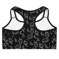 Image 2 of Sparkles and Aliens Sports bra