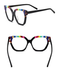 Image 2 of Her Signature, Naming Y Collection 6. Yilly Lens (BLACK, Rainbow) for women by Y. Cashay