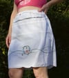“Vera” Hand-Embroidered Mini Skirt, 28-36” stretch waist