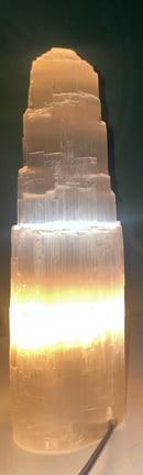 Image 2 of Selenite Lamp XL 33cm