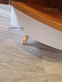 Image 2 of Nathan Corner Drinks Cabinet in white