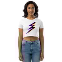 Image 1 of Woman's "Time" crop top tshirt