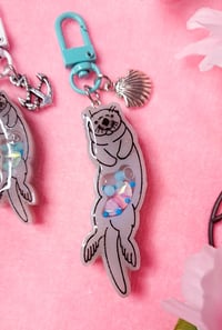 Image 2 of Sea Otters Resin Shaker Charms