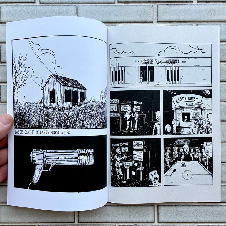 Laser Quest by Harry Nordlinger - SIGNED & #'D Image 3