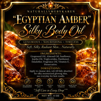 Image 2 of "SILKY BODY OIL”  EGYPTIAN AMBER