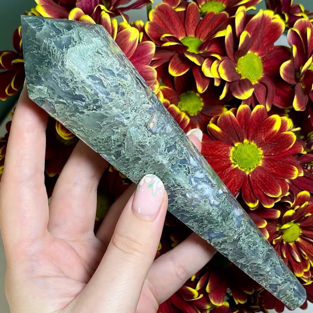 Image of Moss Agate Wand