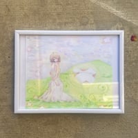 Image 4 of meadow of eden framed original