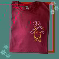 Image 1 of Winnie the Pooh With Candy Cane