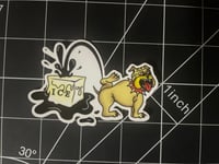 Image 2 of Public Bathroom Vinyl Sticker