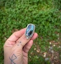 Image 2 of Labradorite ring - size 7