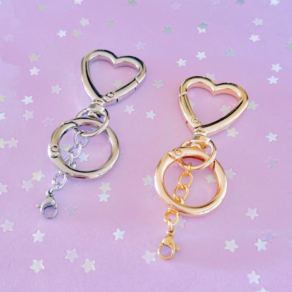 Heart Keychain Clasp Add-On | HAPPIPOP