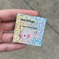 Image 1 of watch your mouth sticker