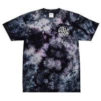 Girls Room Embroided Oversized tie-dye t-shirt