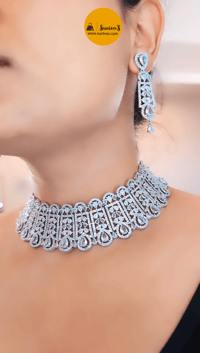 Image 2 of Jackline_AD Choker Set - Party Choker Set with Earrings