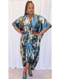 Image 3 of Satin Kaftan Dress