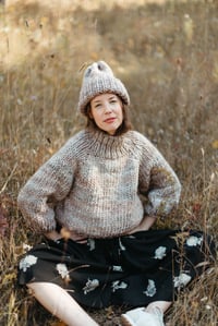 Image 3 of Elora Toque Limited Merino Wool (shown in Whole Grain, more colours)