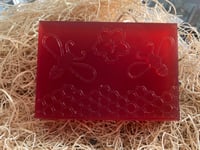 Image 2 of Honey Cherry Almond Honeybee Glycerin Body Bar