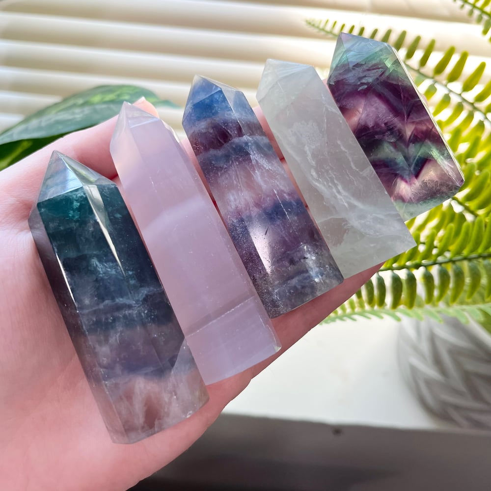 Rainbow Fluorite Tower