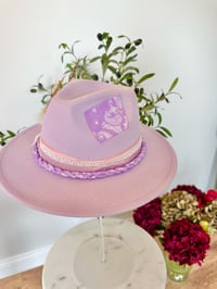 Image 5 of Lilac Pheasant Fedora Hat