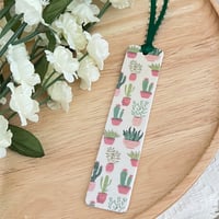 Image 5 of Cozy Plants and Bookish Themed Clay Bookmarks