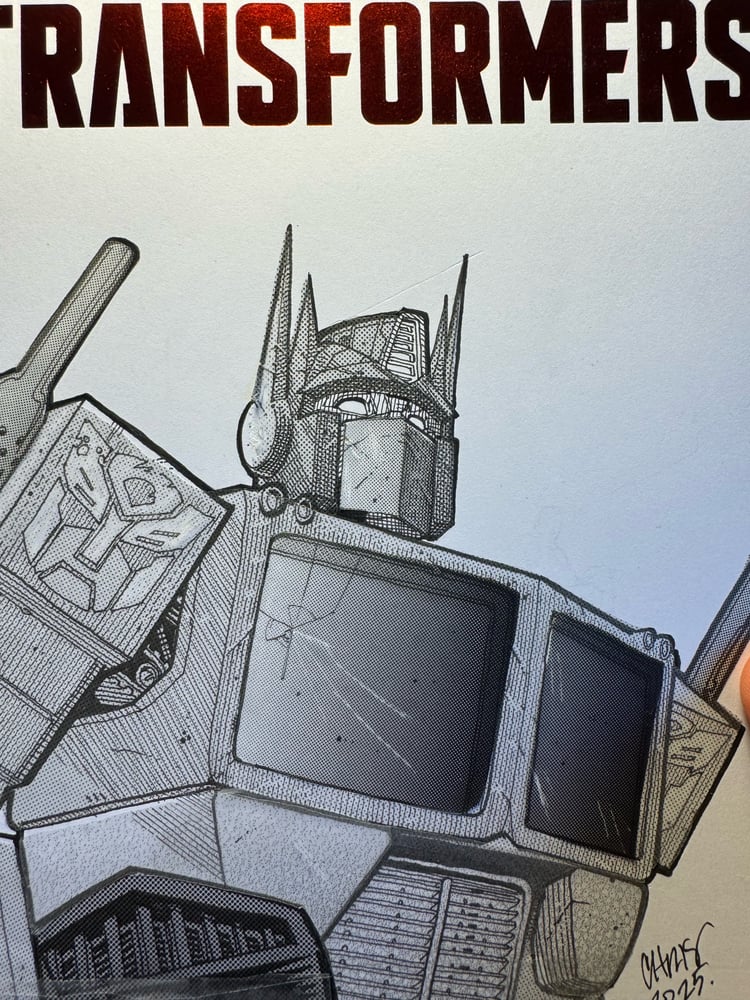 Image of Transformers 1 OP sketch cover