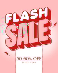 WEEKEND FLASH SALE! 