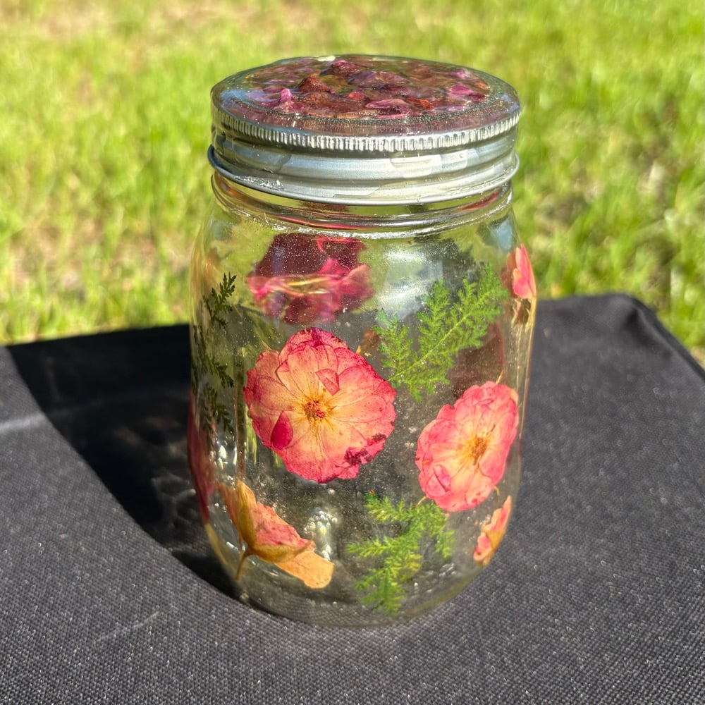 Image of ruby & rosy moon water jar
