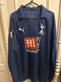 Image 10 of Tottenham Hotspur "BERBATOV 9" 2007/08 Away Long Sleeve Shirt + UEFA patch (L)