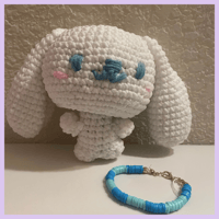 Image 1 of Cinnamoroll bagchain w/ 1 Cutsie bracelet 