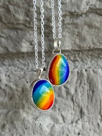 Image 1 of Rainbow Glass Necklaces