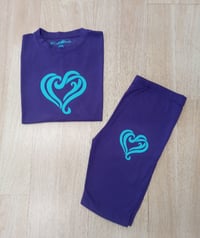 Image 2 of Ladies Spandex Short Set (Tap for other colors)