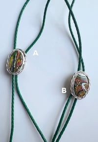 Image 4 of Rainbow Calsilica Bolo Tie
