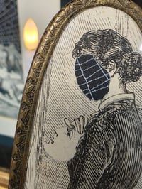 Image 2 of Repurposed Vanity series Victorian faceless with preserved web C.