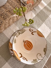 Image 5 of SALE! Painted Autumn Bowls & Plates