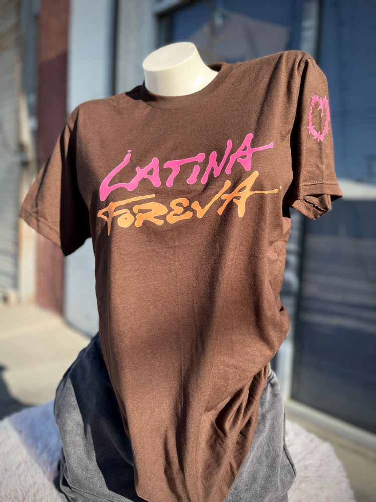 Image of Latina forever pink & orange text 