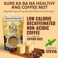 Image 5 of Grainsmart- RICE COFFEE Low Calories & Decaffeinated- 10sachet