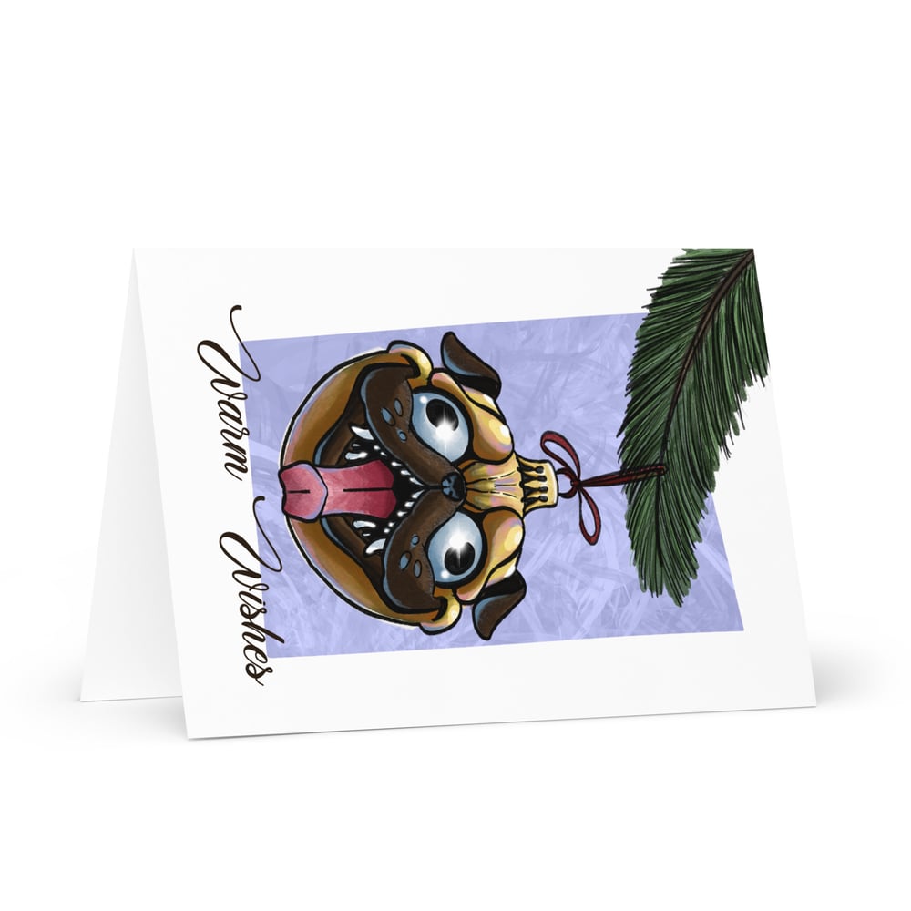 Image of Pug - Greeting card