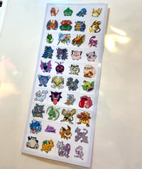 Image 1 of Pokemon Mini Sticker Sheet