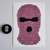 Fine Art Print Balaclava 2024 + Pin Set limited to 15 pieces 