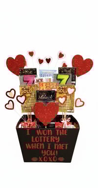  valentines casino basket