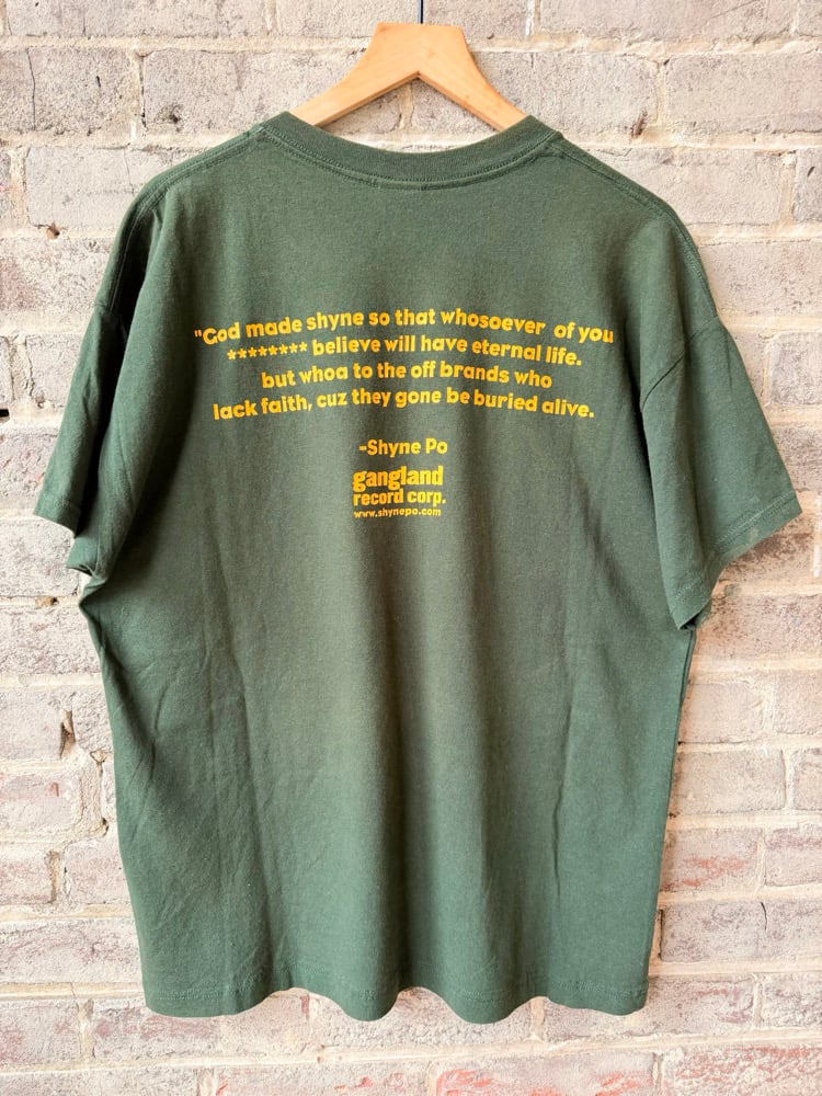Image of Rare Vintage  Gangland Records SHYNE PO Rap Tee, SIZE: XL