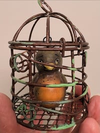 Image 3 of Folk Art Bunny Rabbit Doll Easter 