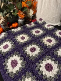 Image 4 of Granny square baby blanket