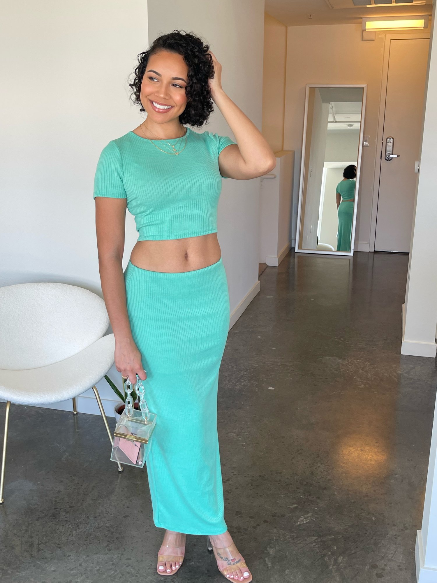 Image of Mermaid Maxi Skirt Set