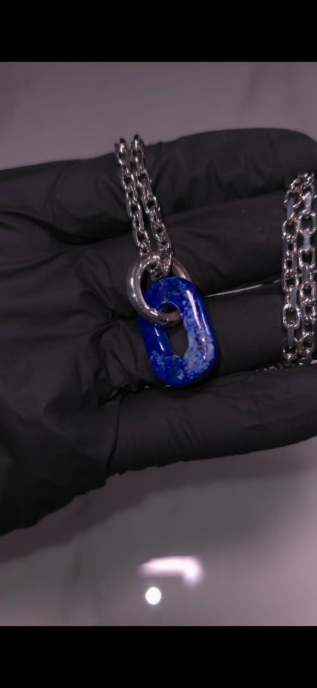 Image of Lapis Link Pendant