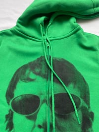 Image 4 of ELLIOTT SMITH GREEN ZIP UP HOODIE